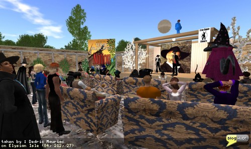 Terry Pratchett on stage